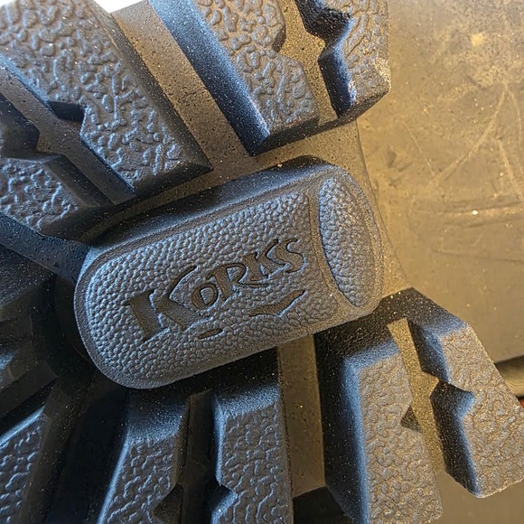 Kork-Ease Black Leather Combat Boots - Picture 10 of 10